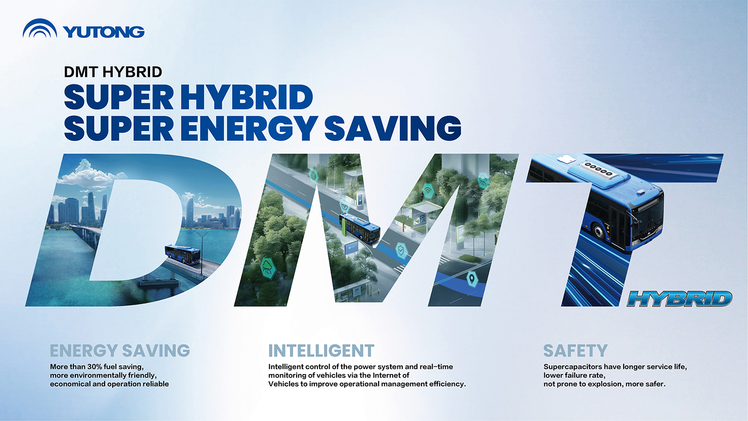 High Efficiency and Energy Saving: The Advantages of Yutongs Innovative DMT Technology High Efficiency and Energy Saving: The Advantages of Yutongs Innovative DMT Technology