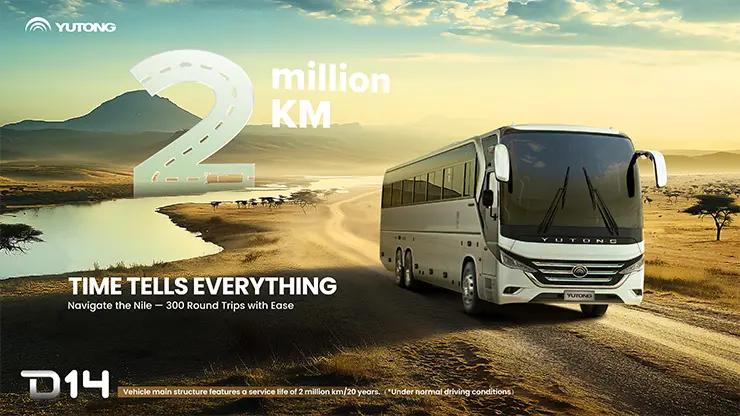 Yutong Bus Unveils Next-Gen D14 Coach in Africa Yutong Bus Unveils Next-Gen D14 Coach in Africa