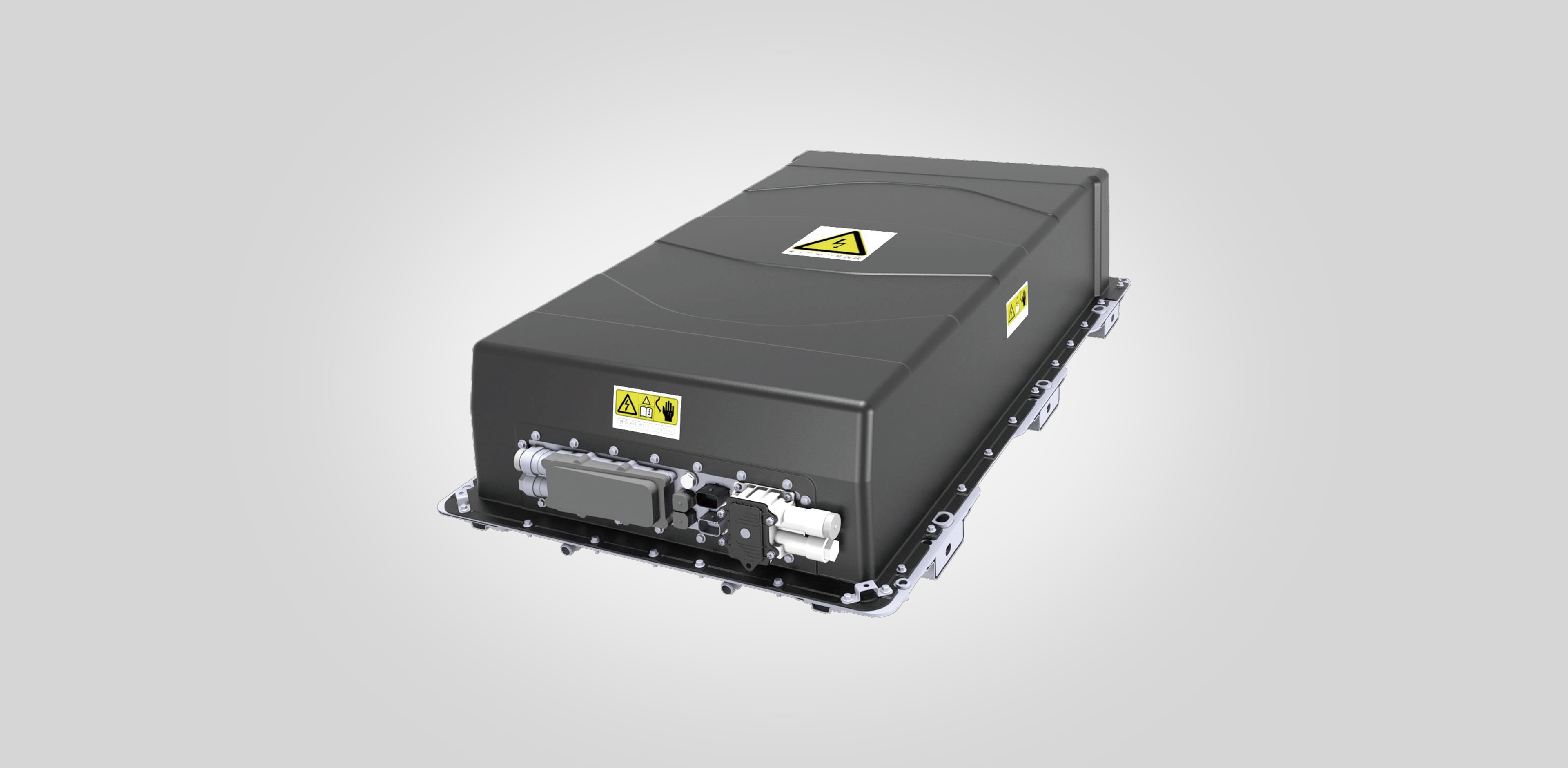 Battery with liquid cooling system