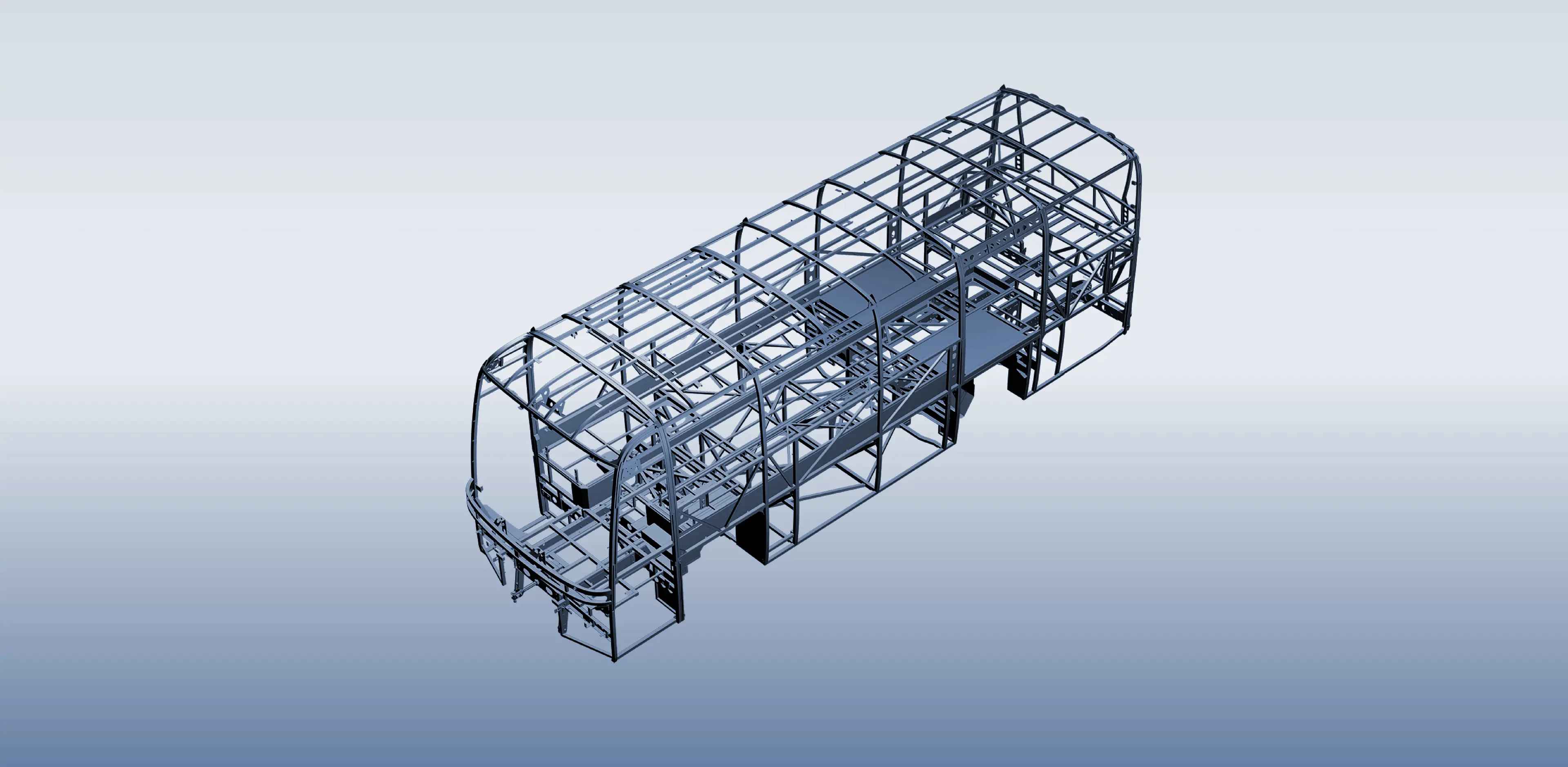High-strength steel frame