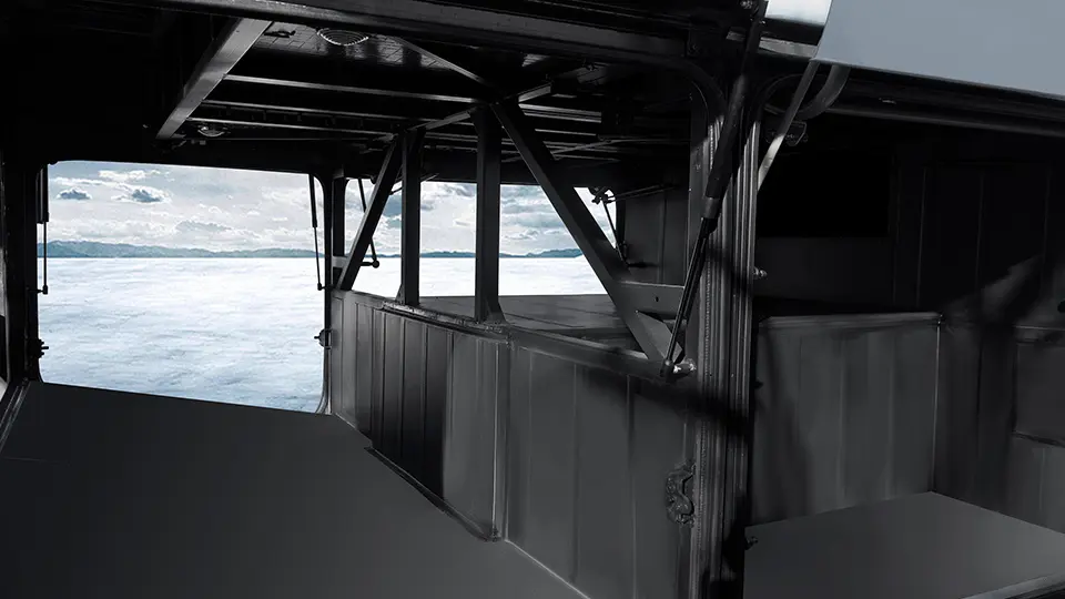 Expanded luggage compartment