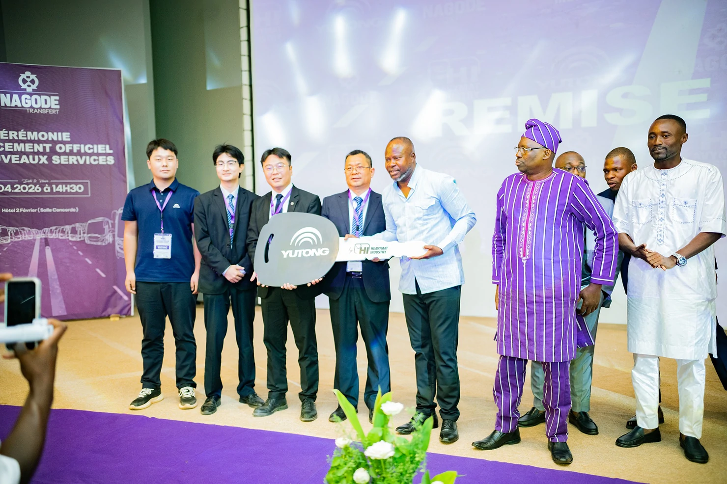 Yutong Delivers 60 Vehicles to Togo, Empowering Local Operator Nagode Transfert to Officially Launch Premium Passenger Transport Services Yutong Delivers 60 Vehicles to Togo, Empowering Local Operator Nagode Transfert to Officially Launch Premium Passenger Transport Services